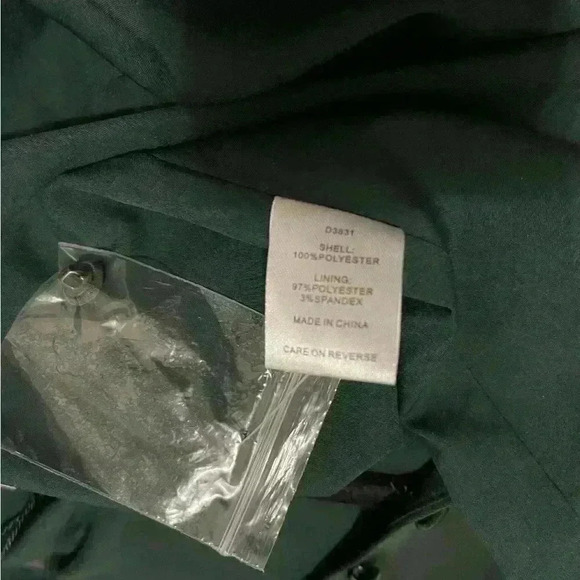 Alexia Admor cocktail Dress Green Satin Wrap Dress Size 6 - Picture 5 of 6